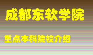 成都东软学院怎么样，成都东软学院排多少名