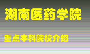 湖南医药学院怎么样，湖南医药学院排多少名