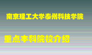 南京理工大学泰州科技学院怎么样，南京理工大学泰州科技学院排多少名