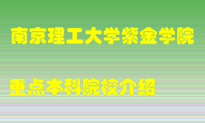 南京理工大学紫金学院怎么样，南京理工大学紫金学院排多少名