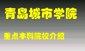 青岛城市学院怎么样，青岛城市学院排多少名