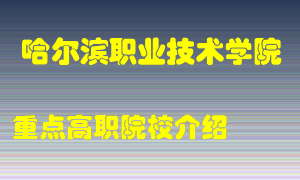 哈尔滨职业技术学院怎么样，哈尔滨职业技术学院排多少名