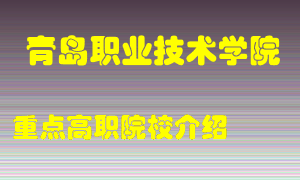 青岛职业技术学院怎么样，青岛职业技术学院排多少名