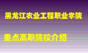 黑龙江农业工程职业学院怎么样，黑龙江农业工程职业学院排多少名