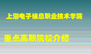 上海电子信息职业技术学院怎么样，上海电子信息职业技术学院排多少名