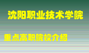 沈阳职业技术学院怎么样，沈阳职业技术学院排多少名