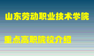 山东劳动职业技术学院怎么样，山东劳动职业技术学院排多少名