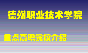 德州职业技术学院怎么样，德州职业技术学院排多少名