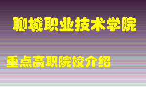 聊城职业技术学院怎么样，聊城职业技术学院排多少名