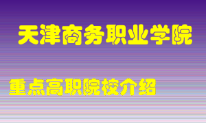 天津商务职业学院怎么样，天津商务职业学院排多少名