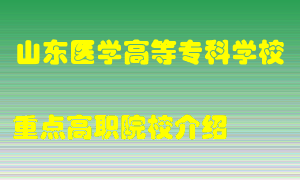 山东医学高等专科学校怎么样，山东医学高等专科学校排多少名