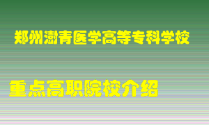 郑州澍青医学高等专科学校怎么样，郑州澍青医学高等专科学校排多少名