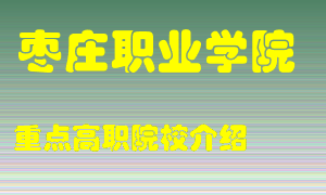 枣庄职业学院怎么样，枣庄职业学院排多少名