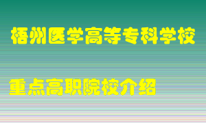 梧州医学高等专科学校怎么样，梧州医学高等专科学校排多少名