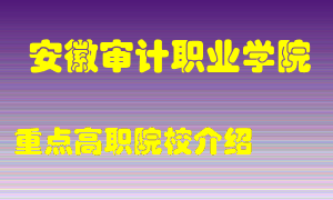 安徽审计职业学院怎么样，安徽审计职业学院排多少名