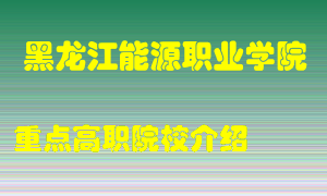 黑龙江能源职业学院怎么样，黑龙江能源职业学院排多少名