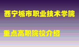 西宁城市职业技术学院怎么样，西宁城市职业技术学院排多少名