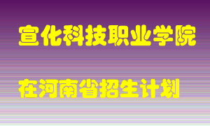 宣化科技职业学院2022年在河南招生计划录取人数