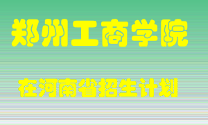 郑州工商学院2022年在河南招生计划录取人数