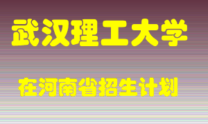 武汉理工大学2022年在河南招生计划录取人数