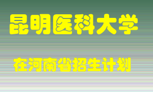 昆明医科大学2022年在河南招生计划录取人数