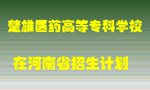 楚雄医药高等专科学校2022年在河南招生计划录取人数