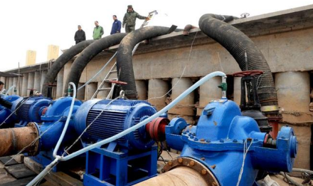 穿黄工程充水试验