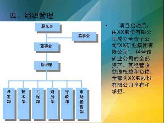 项目商业计划书模板