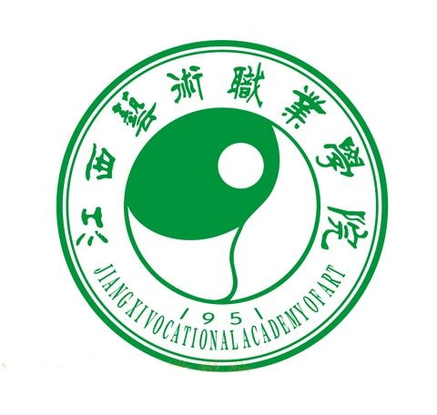 江西艺术职业学院校徽学校校徽为圆形