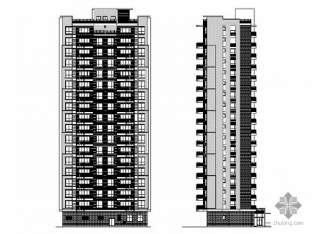 塔式高层建筑主要区别