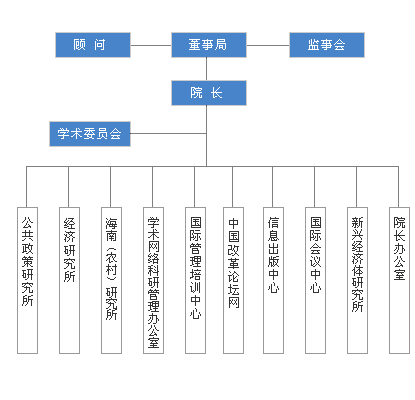 中国（海南）改革发展研究院组织结构决策咨询委员会、学术委员会