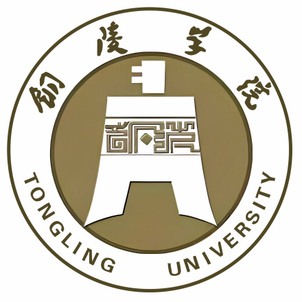 铜陵学院校徽学校校徽为双圆图形图案