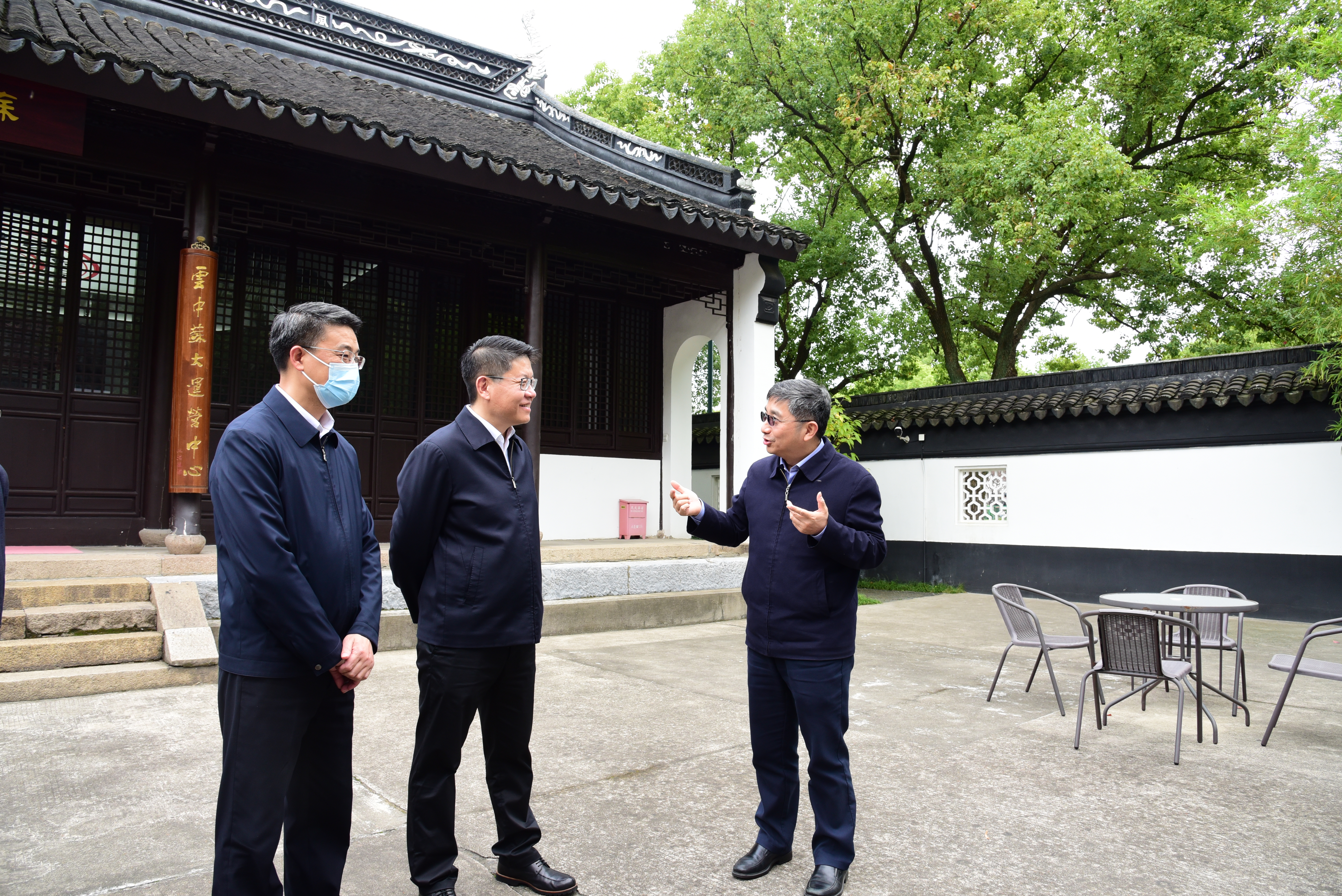 省文化和旅游厅领导来我校调研文物建筑保护工作